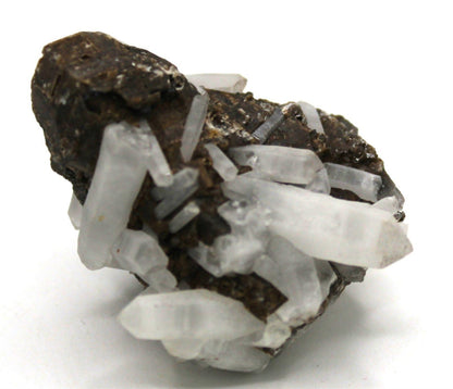 Quartz on Calcite Cluster - UV Reactive Mineral Specimen from China - Legacy Crystals and Minerals