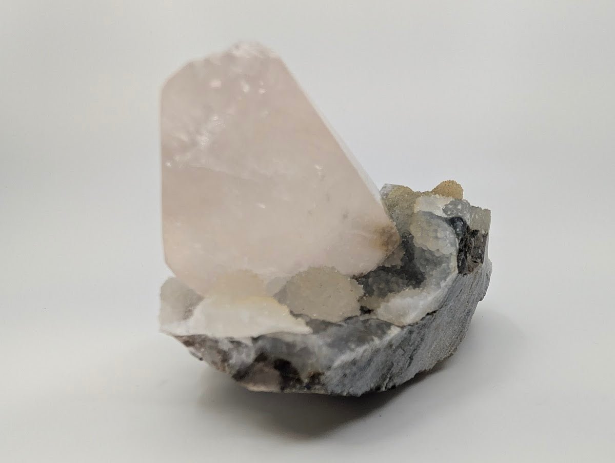 Radiant Dogtooth Calcite with Sugar Sphalerite – Fujian, China - Legacy Crystals and Minerals