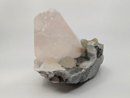 Radiant Dogtooth Calcite with Sugar Sphalerite – Fujian, China - Legacy Crystals and Minerals
