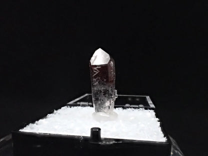 Red Phantom Quartz with Hematite Inclusions – High Clarity Crystal Specimen (19mm) - Legacy Crystals and Minerals