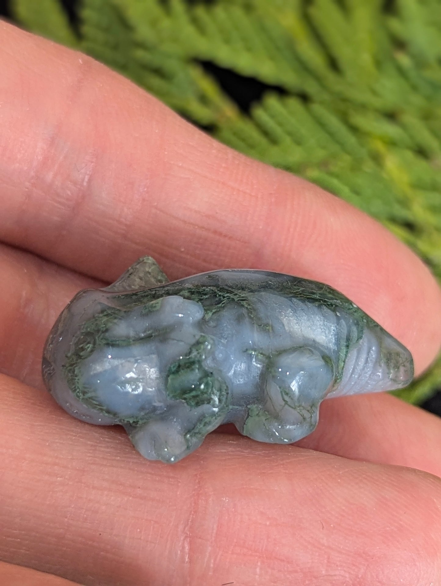 Tiny Axolotl Mineral Totem ~ 1"