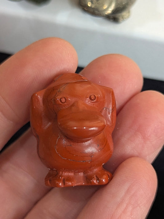 Tiny Psyduck Mineral Totem ~ 1"