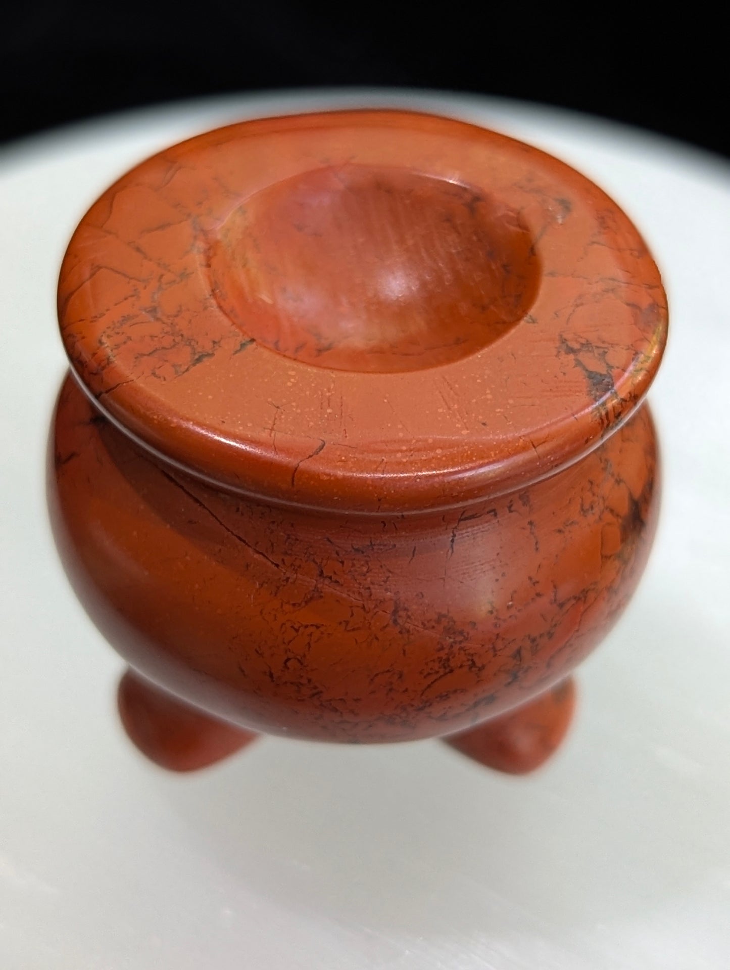 Witch's & Wizard's Mini Crystal Cauldron | Transformation, Alchemy, Intention ~ 1.25in. ~40g