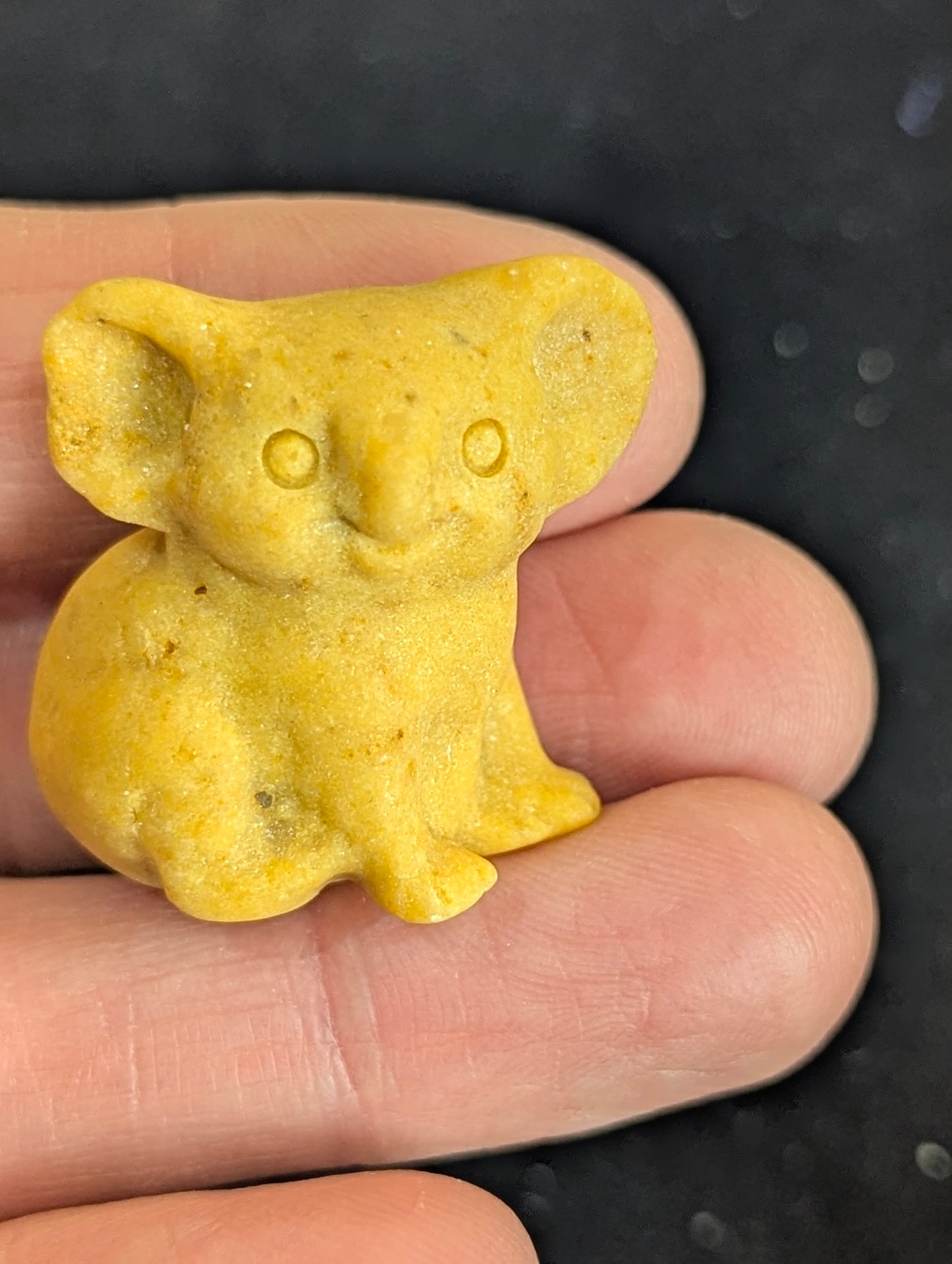 Tiny Koala Mineral Totem ~ 1"