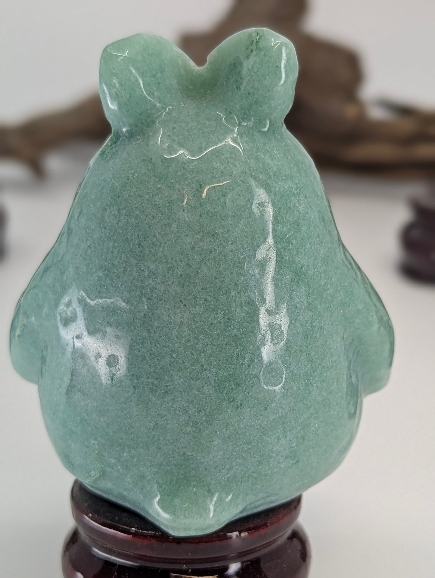Hand-Carved Mineral Totoro – "Choose Your Spirit" Collector Series