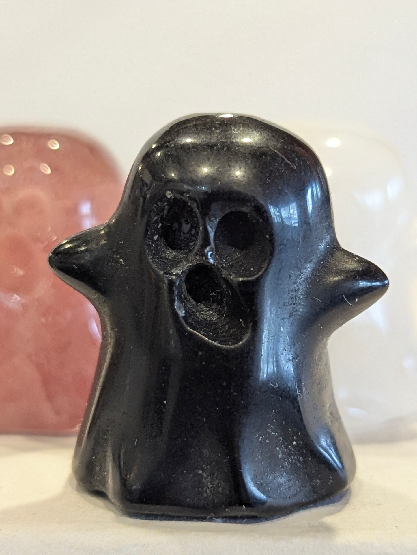 Tiny Ghost Mineral Totem ~ 1"