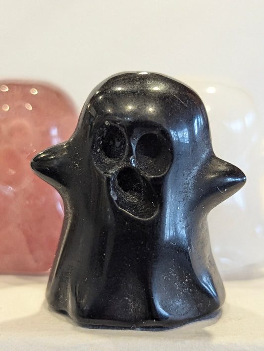 Tiny Ghost Mineral Totem ~ 1"