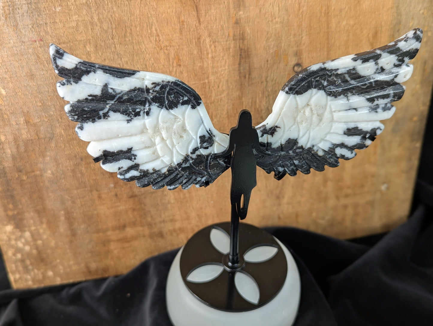 Guardian Angel Crystal Wing Silhouette