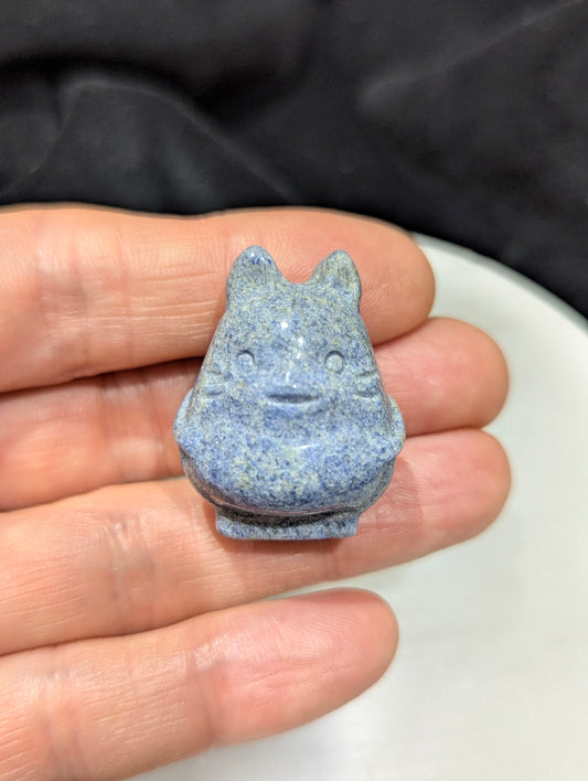Tiny Totoro Mineral Totem ~ 1"