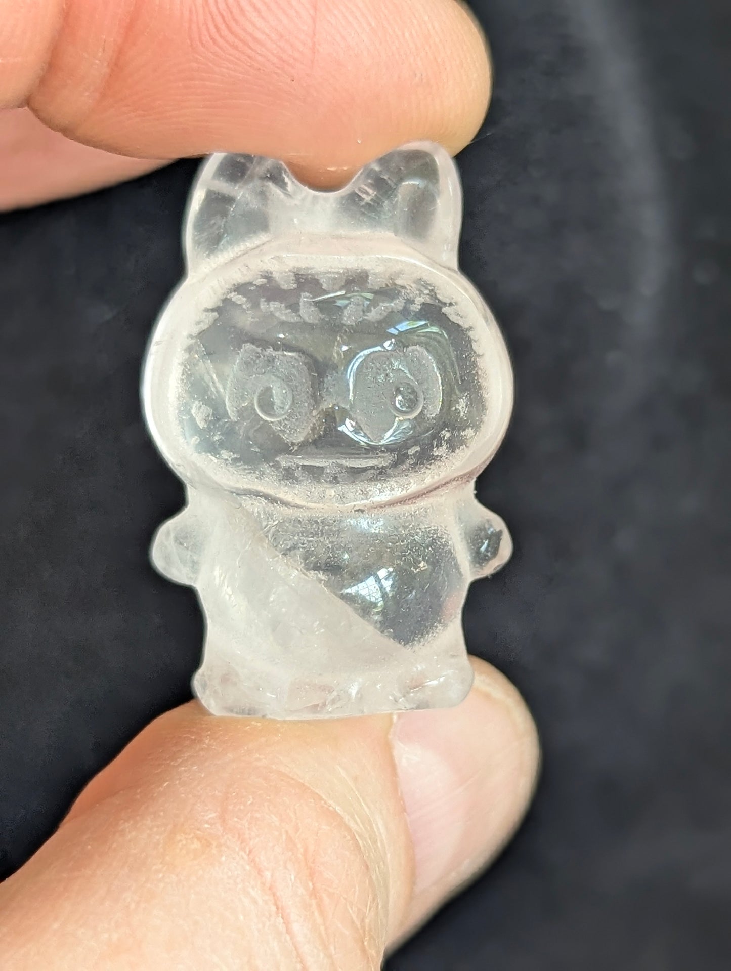 Tiny Labubu Mineral Totem ~ 1"