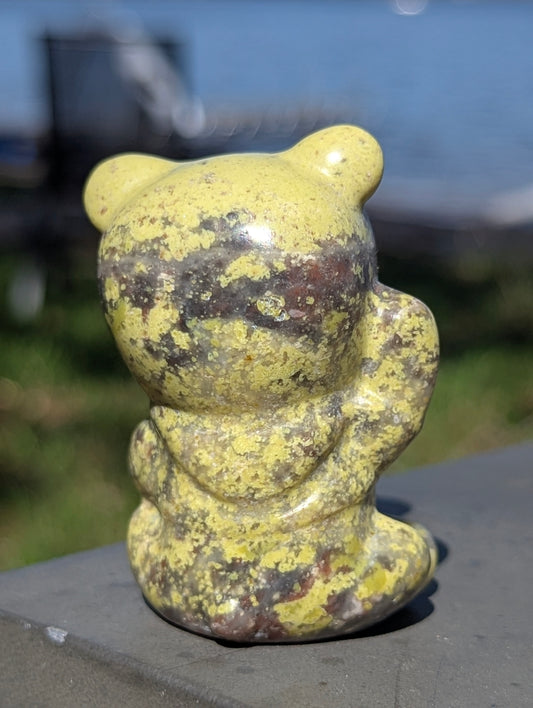 Winnie-the-Pooh Serpentine Carving - 2.5"