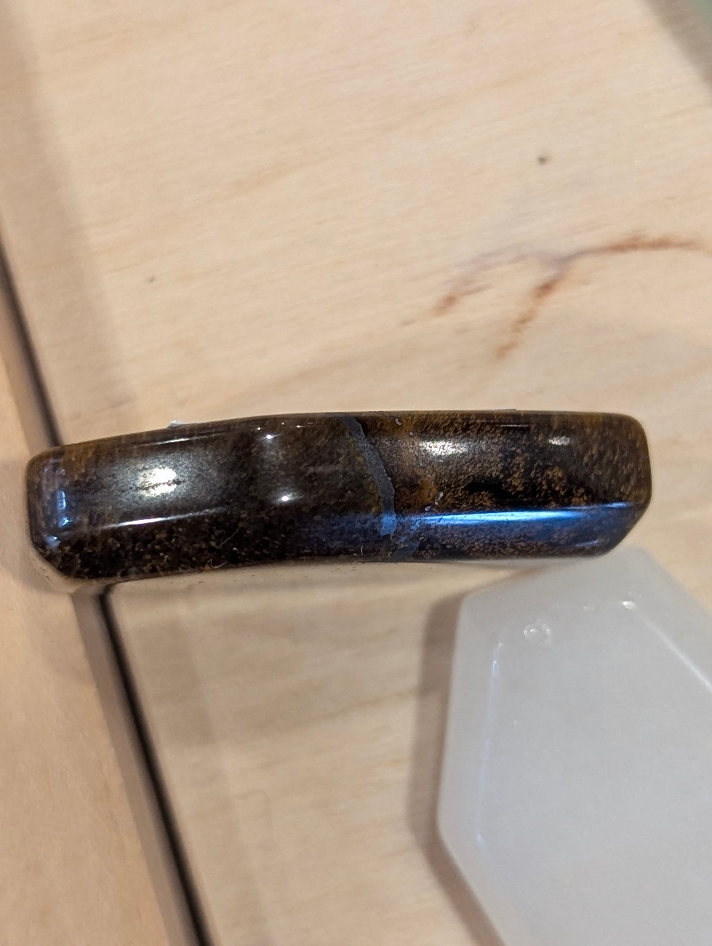 Tiny Crystal Coffin Totem ~ 1" thin