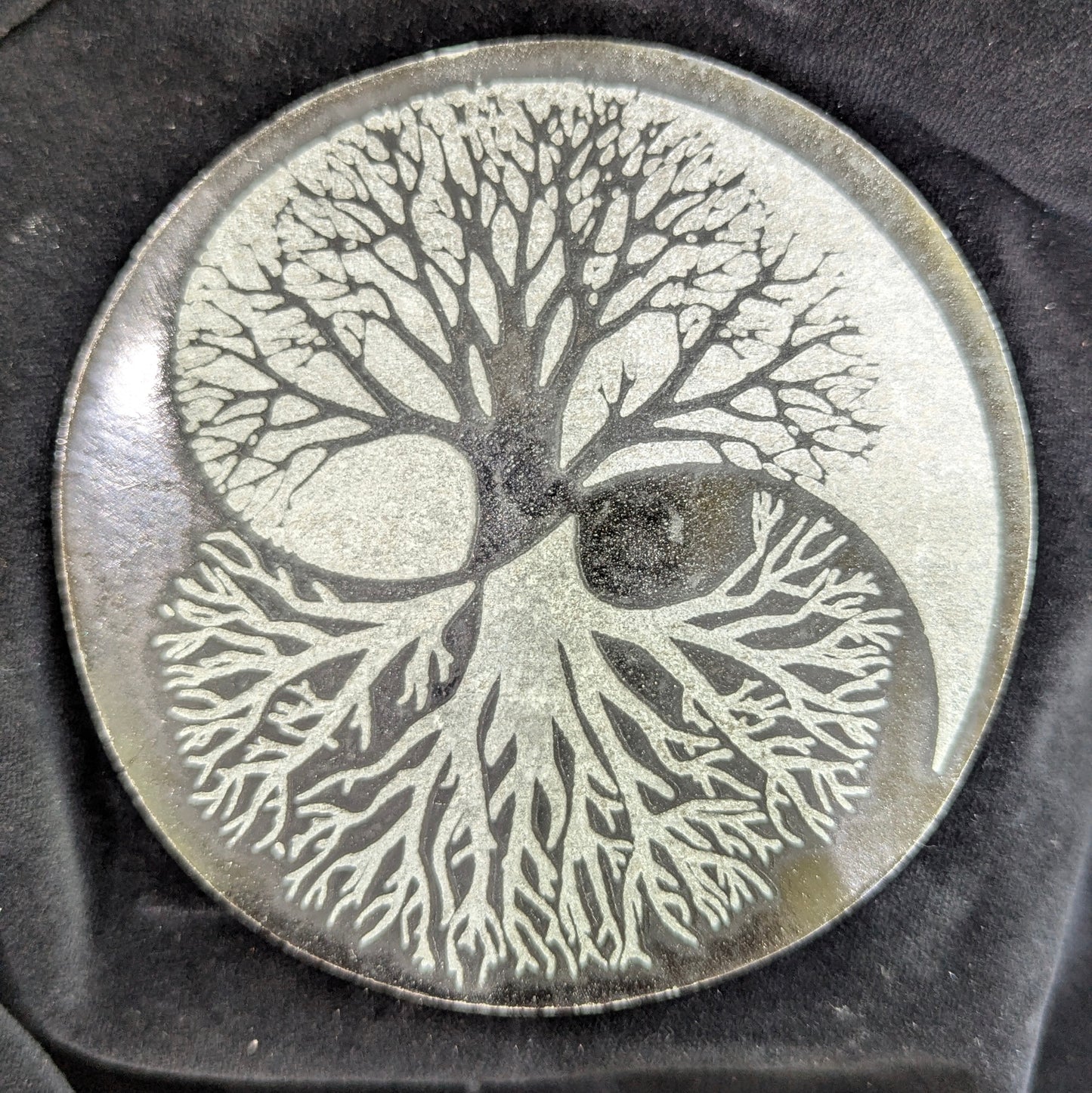 Engraved Selenite Charging & Cleansing Plates