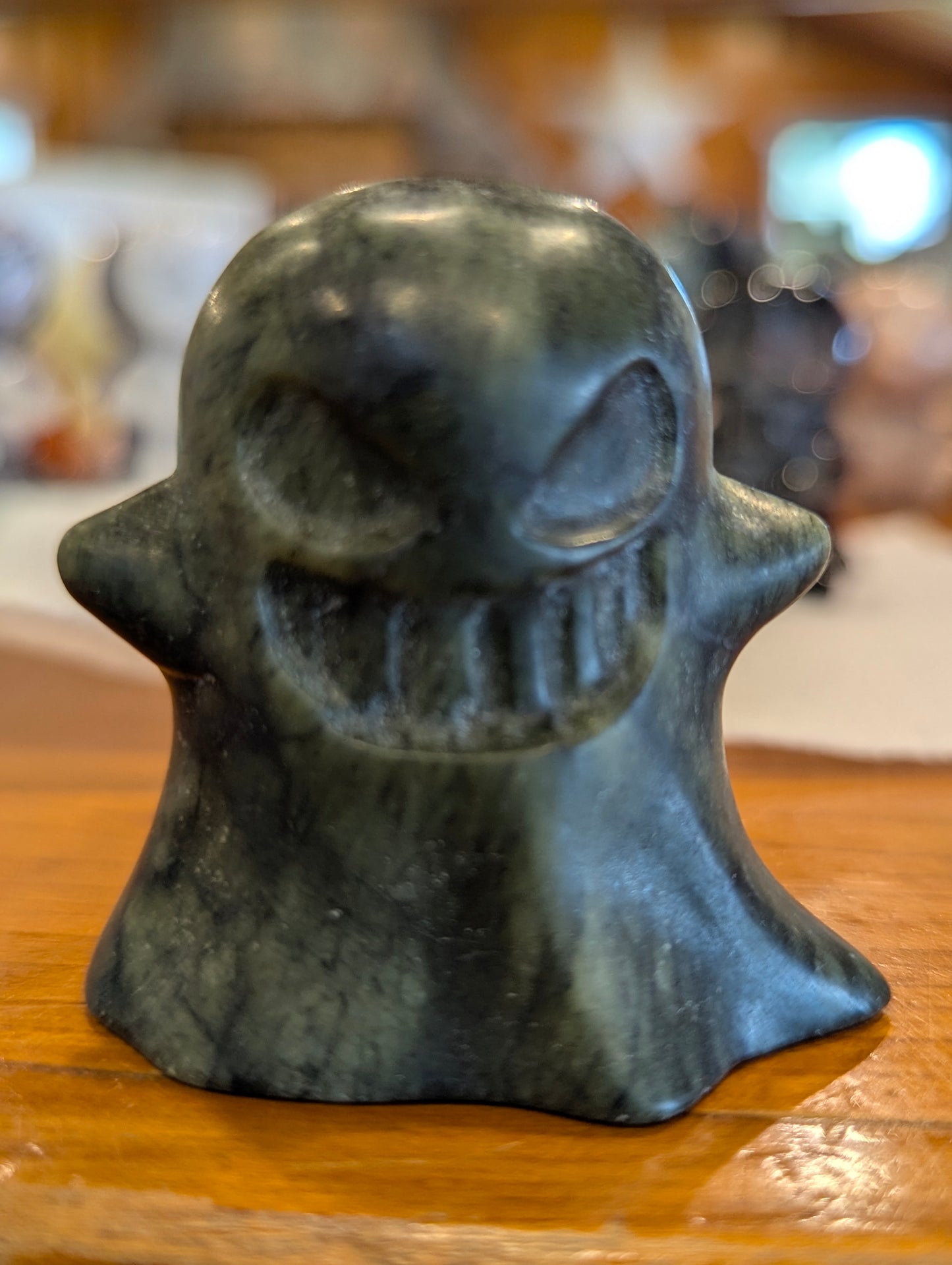 Crystal Ghost Carvings – Mahogany Jasper & Ruby in Zoisite