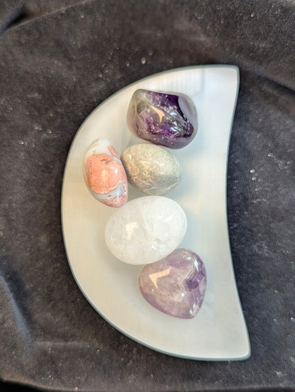 Luminous Selenite Charging & Cleansing Dishes &  Bowls