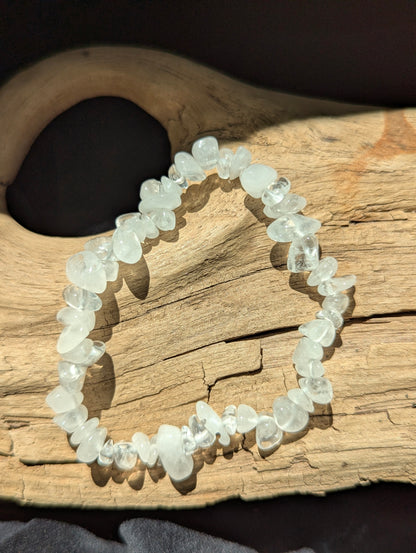 Clear Quartz Bracelet — Chip, 6mm, 8mm & 12mm Beads | The Master Healing Stone