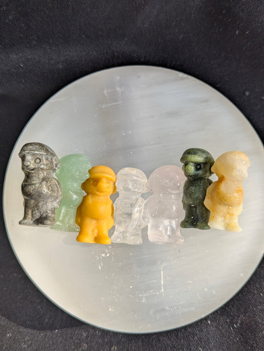 Tiny Mario Mineral Totem ~ 1"