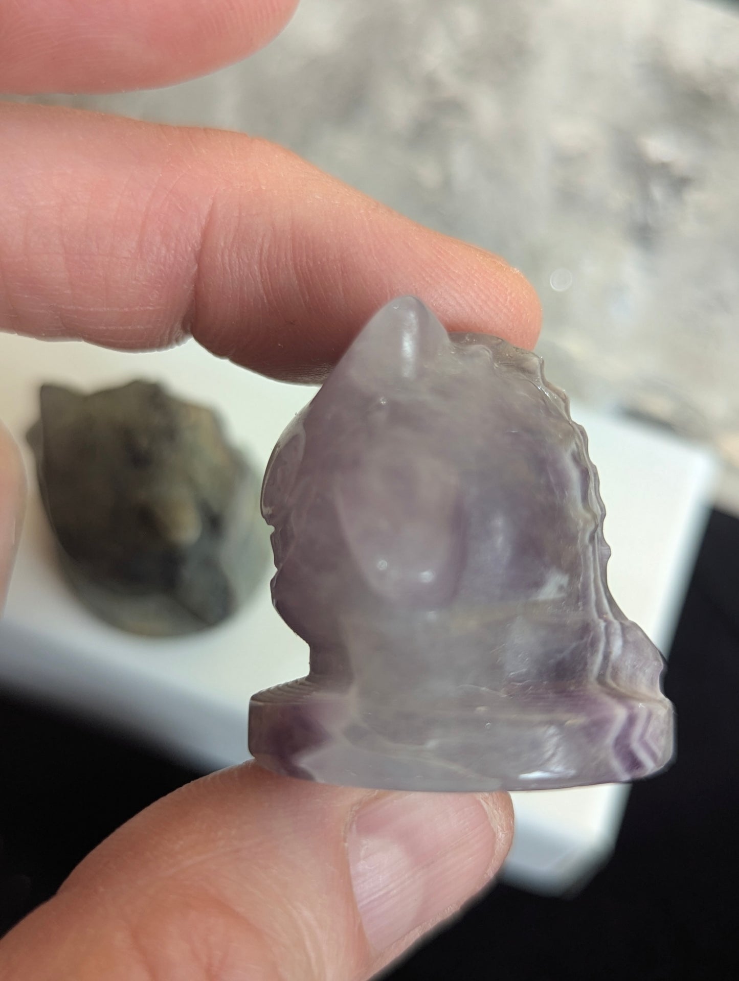 Tiny Gengar Mineral Totem ~ 1"