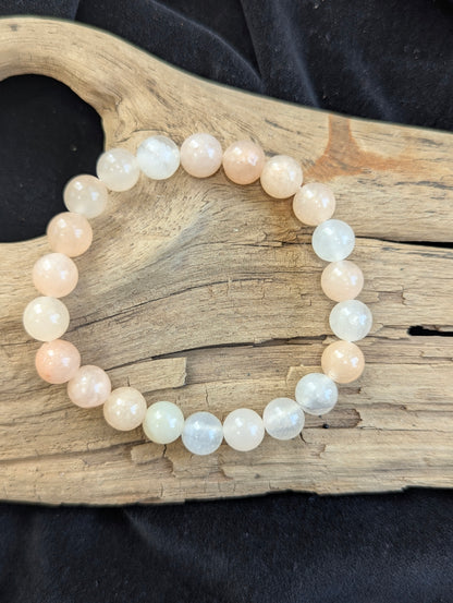 Bracelet Aventurine Rose — Perles Rondes 8mm & 10mm