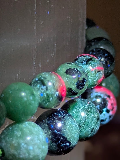 Ruby in Zoisite Bracelet 6mm & 8mm — Vitality + Heart Alignment