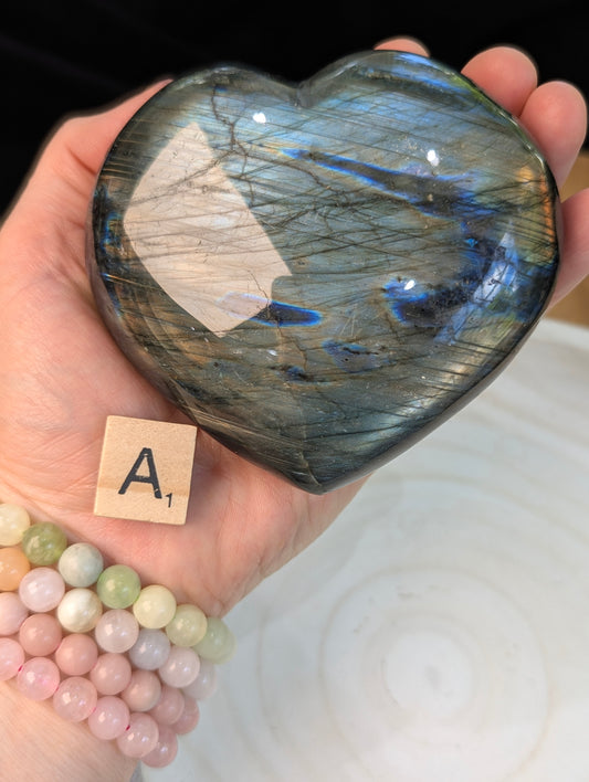 Labradorite Hearts