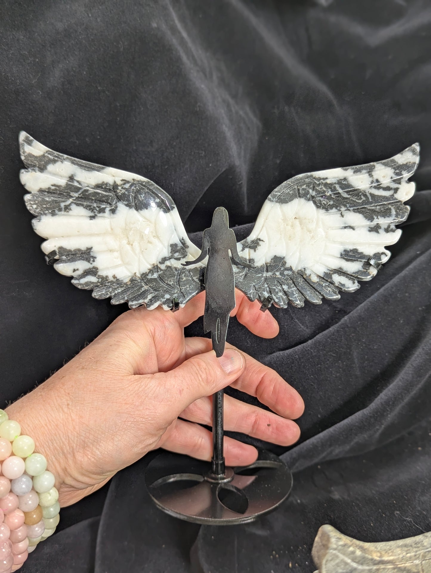 Guardian Angel Crystal Wing Silhouette