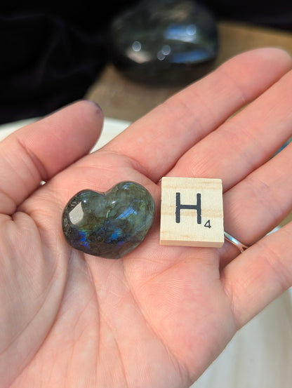 Labradorite Hearts