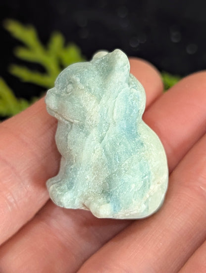 Totem chat assis miniature ~ 2,5 cm