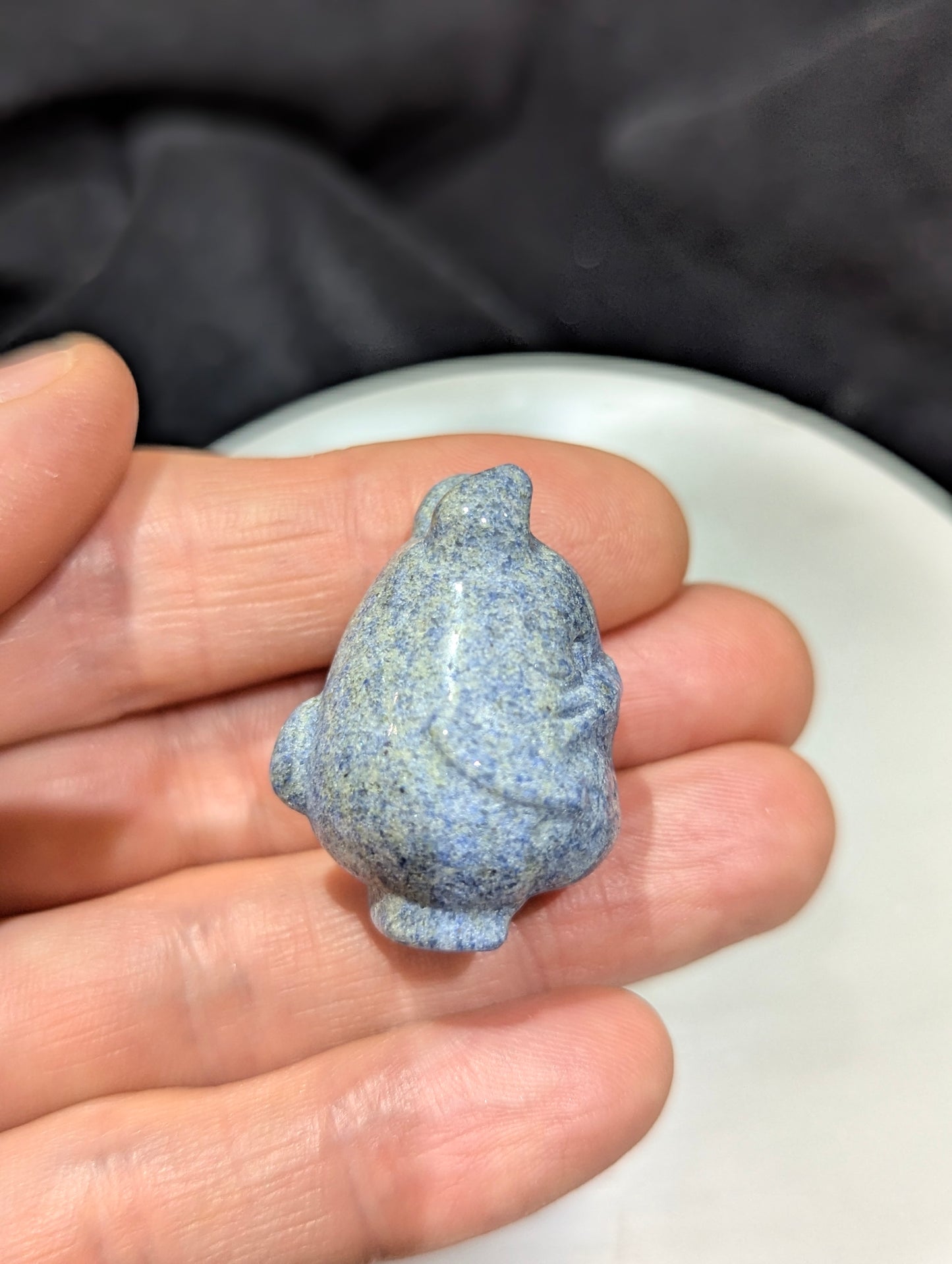 Tiny Totoro Mineral Totem ~ 1"