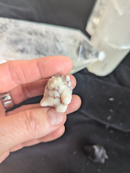 Tiny Gengar Mineral Totem ~ 1"