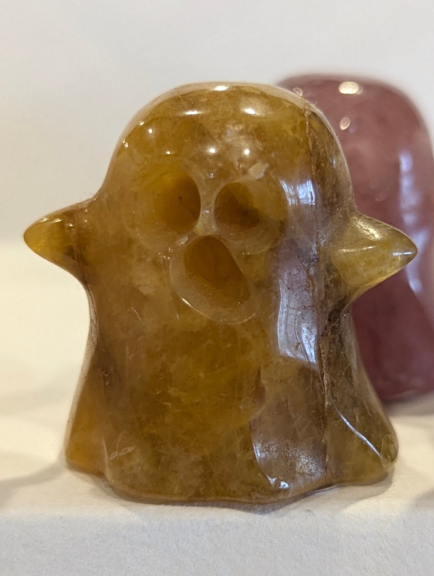 Tiny Ghost Mineral Totem ~ 1"