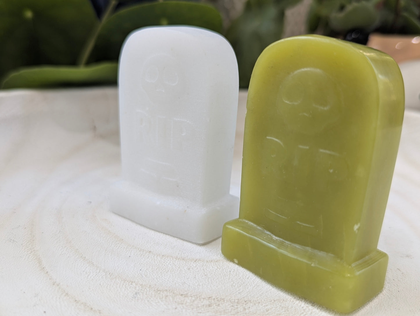 Crystal Tombstone / Gravestone - Carved Minerals