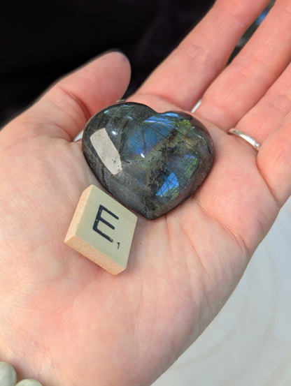Labradorite Hearts
