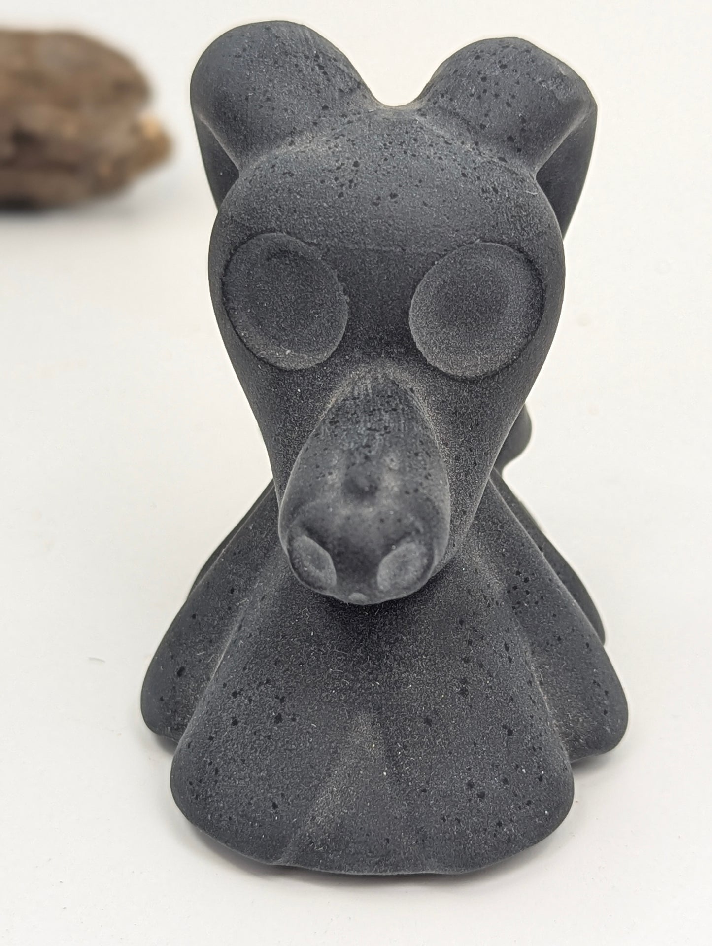 Zero Ghost Dog - Nightmare Before Christmas - Matte Black Obsidian Carving