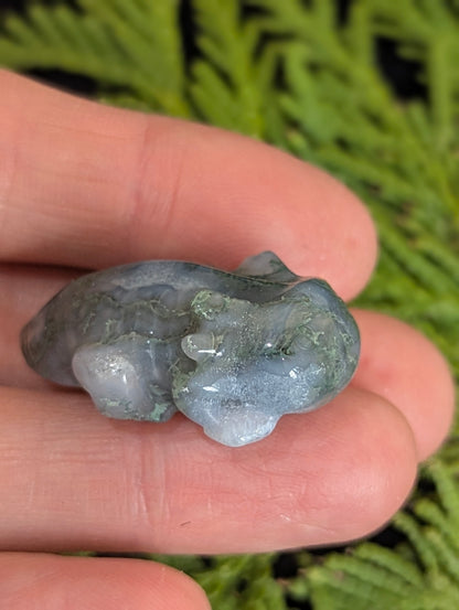 Tiny Axolotl Mineral Totem ~ 1"