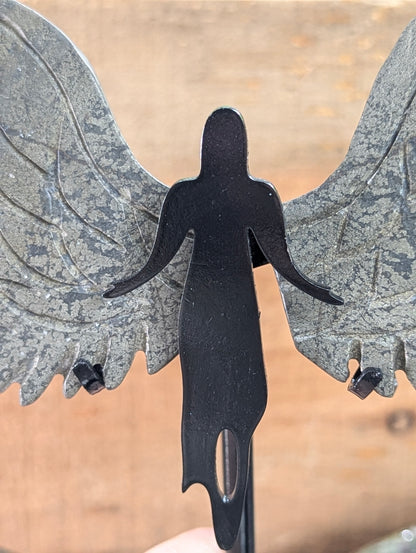 Guardian Angel Crystal Wing Silhouette