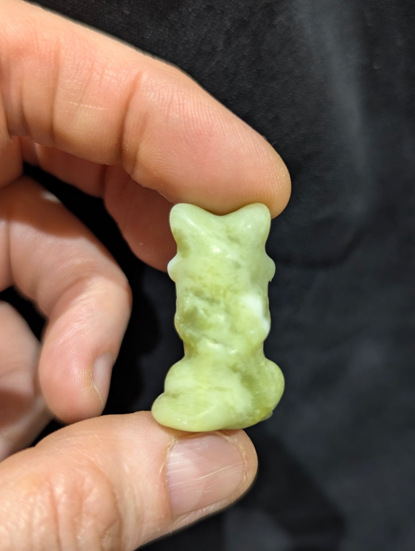 Tiny Fox Mineral Totem ~ 1"