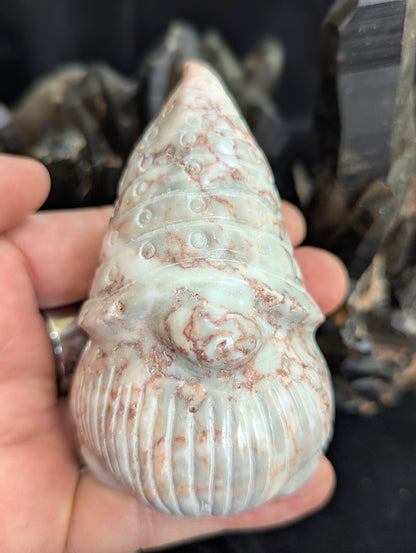 Red Vein Jasper Gnome ~ 3in, 255g