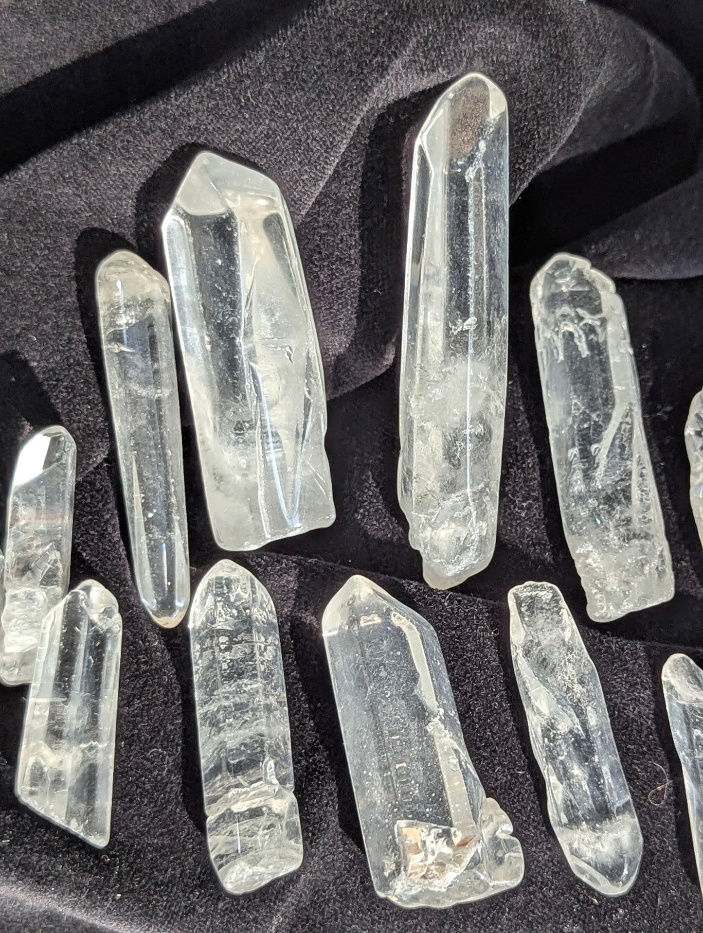 Polished Clear Quartz Points | Amplification, Clarity, Alignment | ~ 25g, 2-3 Quartz Points