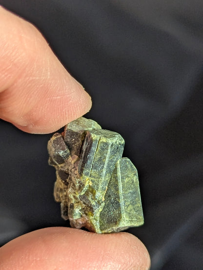 Raw Green Tourmaline Pieces