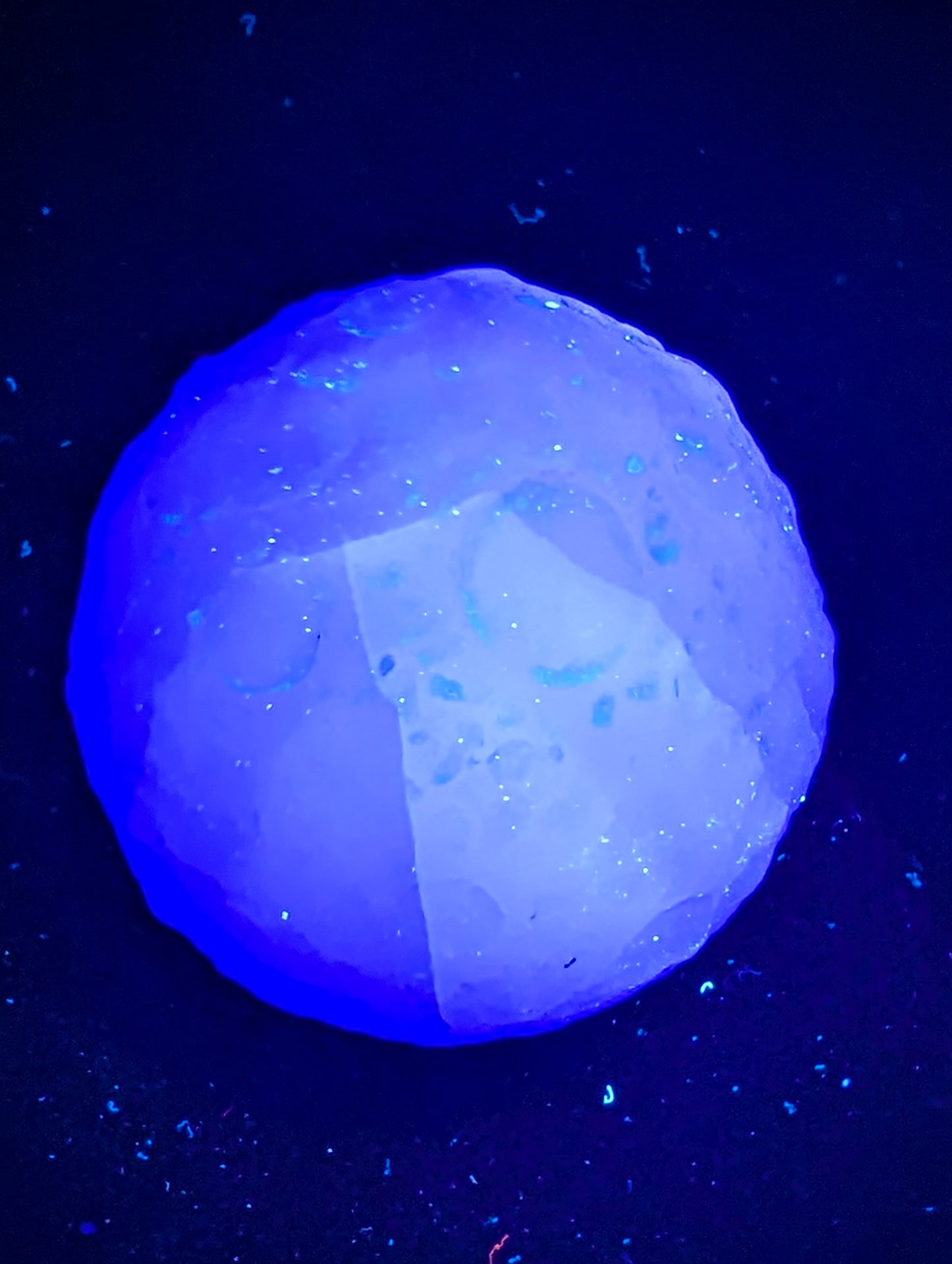 Lunar Collection | Carved Mineral Moon Sphere (50mm) – Natural Stone | small - Choose Your Mineral
