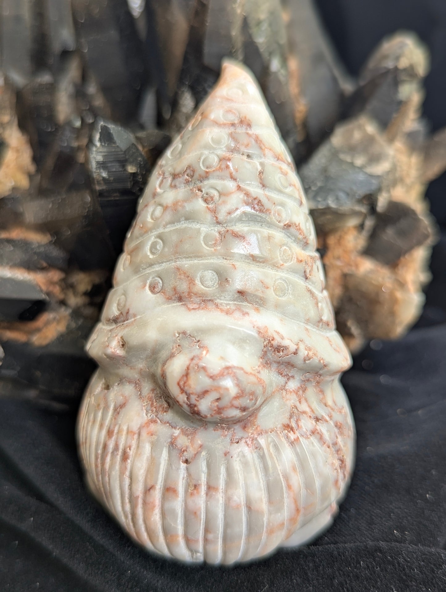 Red Vein Jasper Gnome ~ 3in, 255g