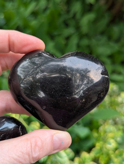 Golden Sheen Obsidian Heart