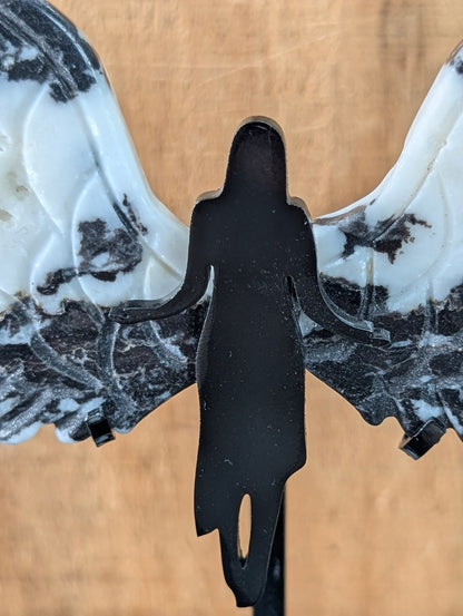 Guardian Angel Crystal Wing Silhouette