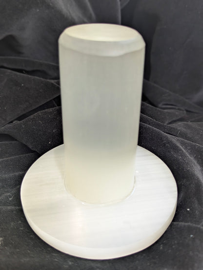 Luminous Selenite Bracelet Charging Tower & Display
