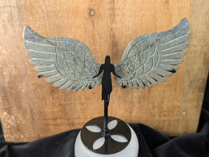 Guardian Angel Crystal Wing Silhouette