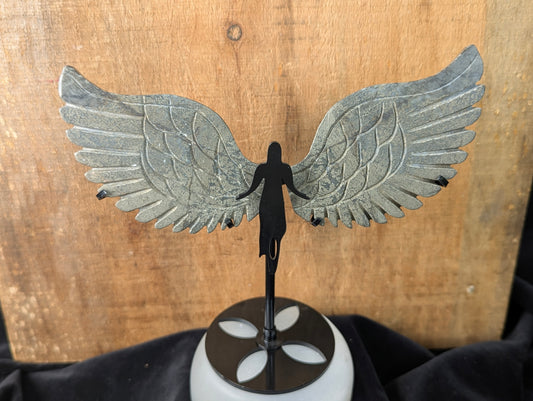 Guardian Angel Crystal Wing Silhouette