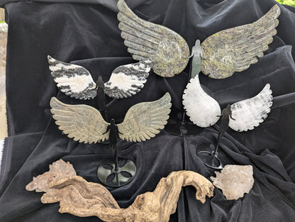 Guardian Angel Crystal Wing Silhouette
