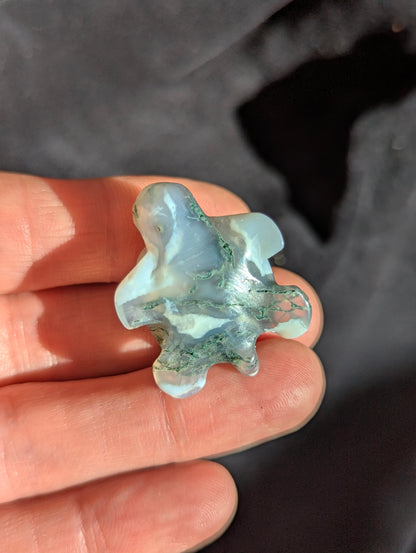 Tiny Turtle Mineral Totem ~ 1"