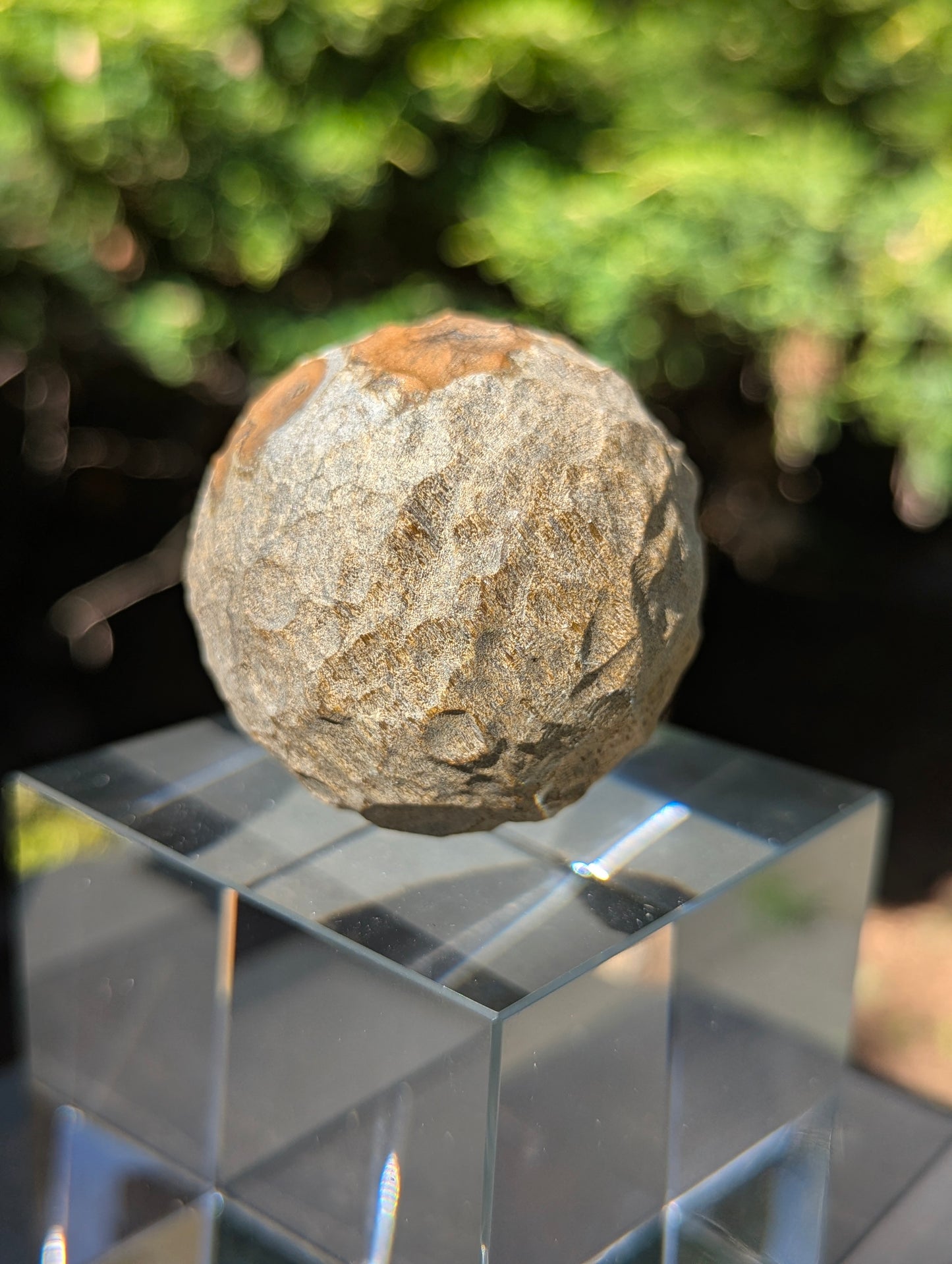 Lunar Collection | Carved Mineral Moon Sphere (50mm) – Natural Stone | small - Choose Your Mineral